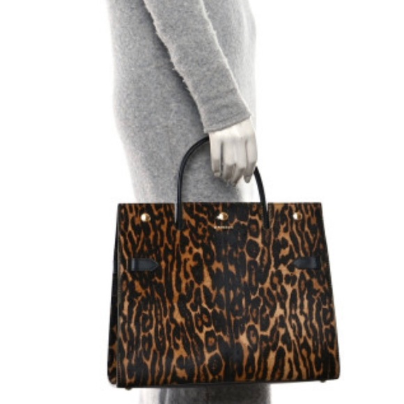 NWOT 🔥BURBERRY🔥 calf hair animal print bag RARE. New condition - Picture 10 of 11